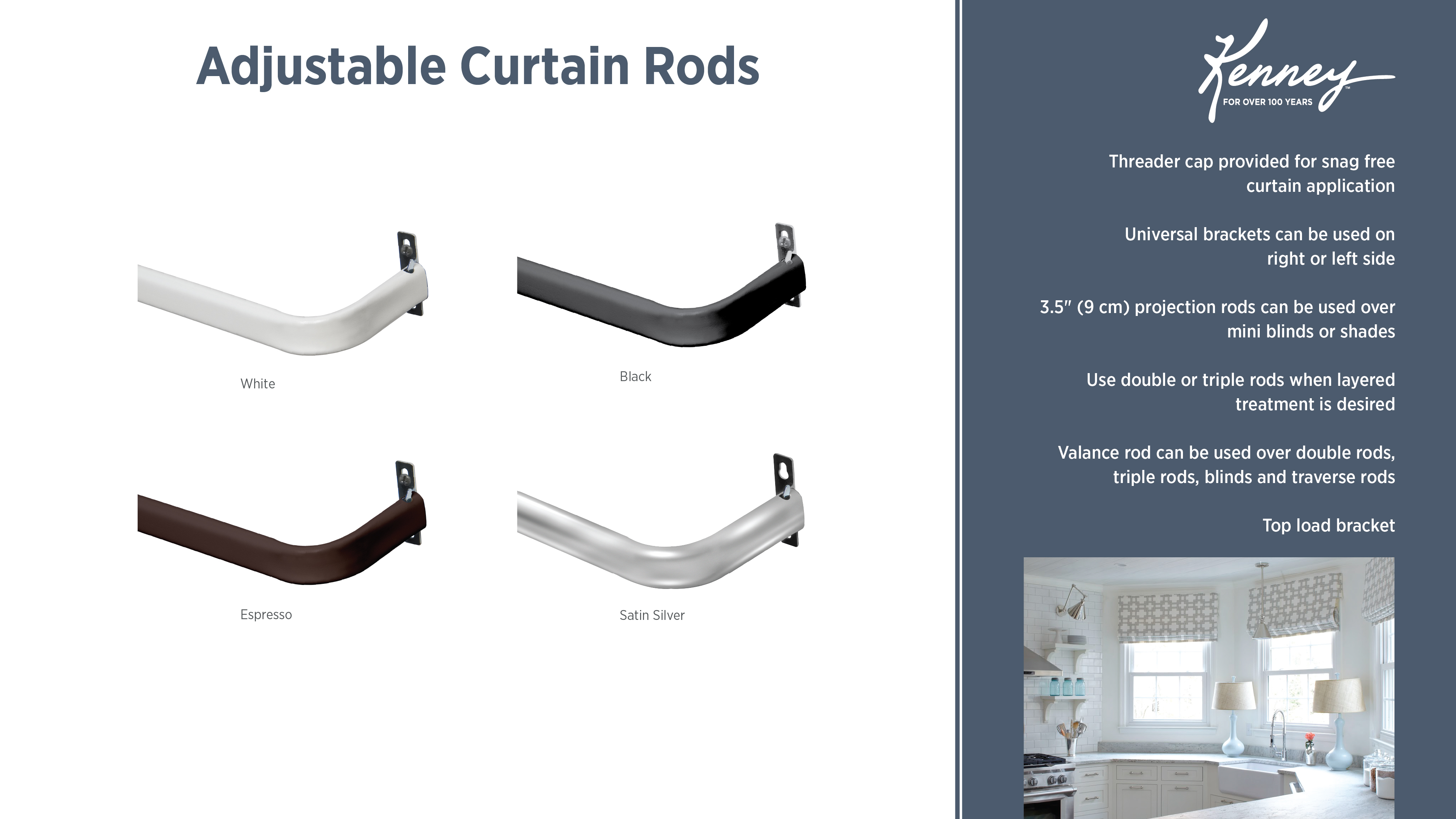 Adjustable Curtain Rods