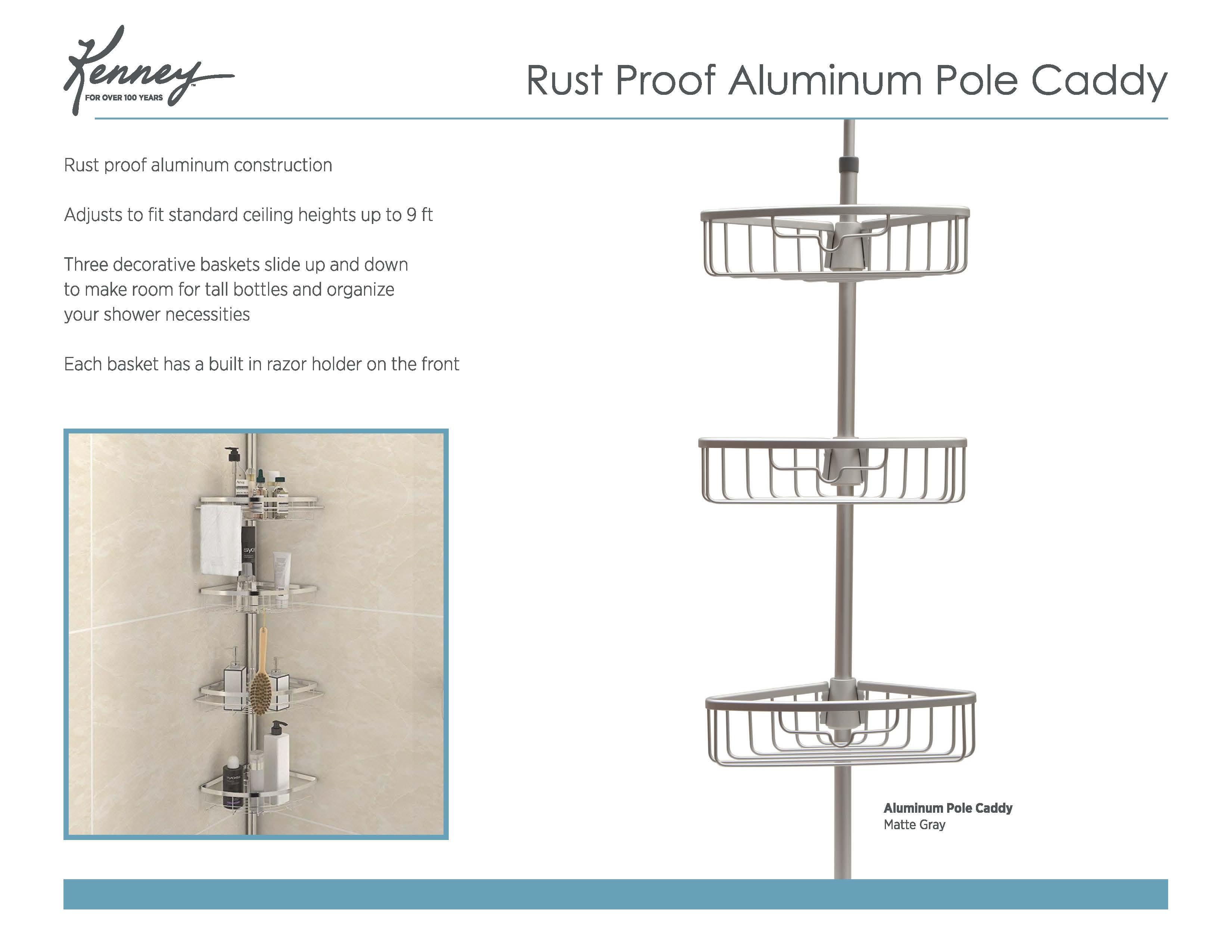 Spring Tension Pole Caddies
